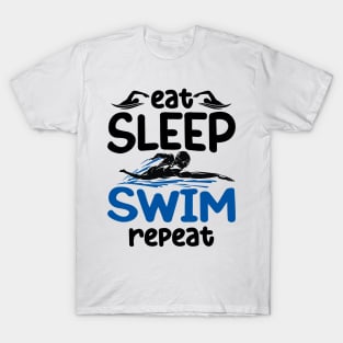 Eat Sleep Swim Repeat T-Shirt
